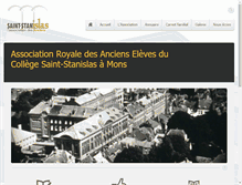 Tablet Screenshot of anciens.saintstanislas.be